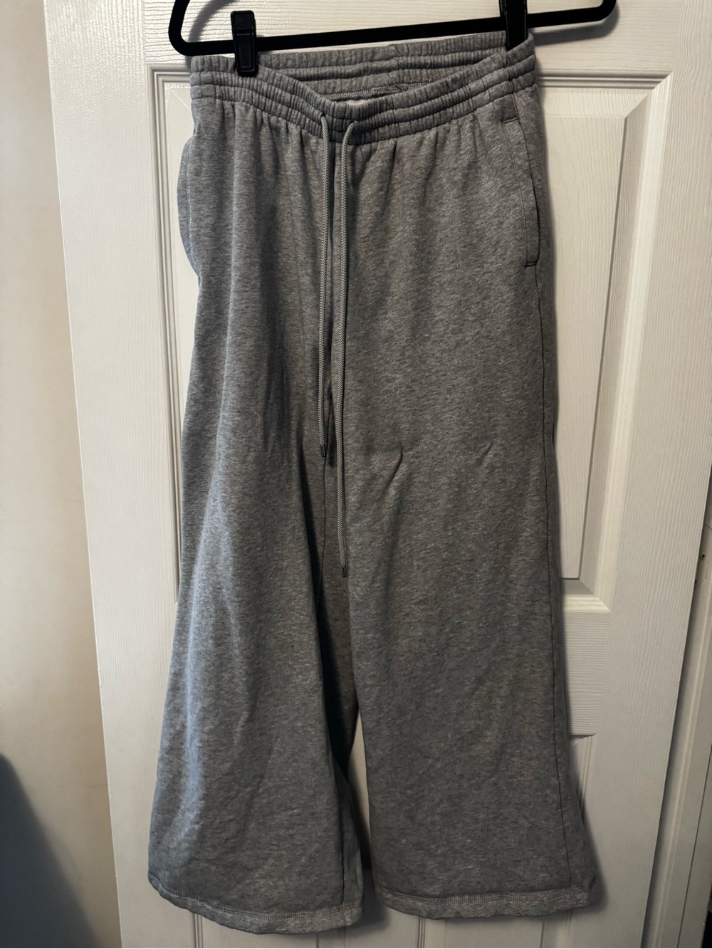 Victoria's Secret Heather Gray Wide Leg Lounge Pants